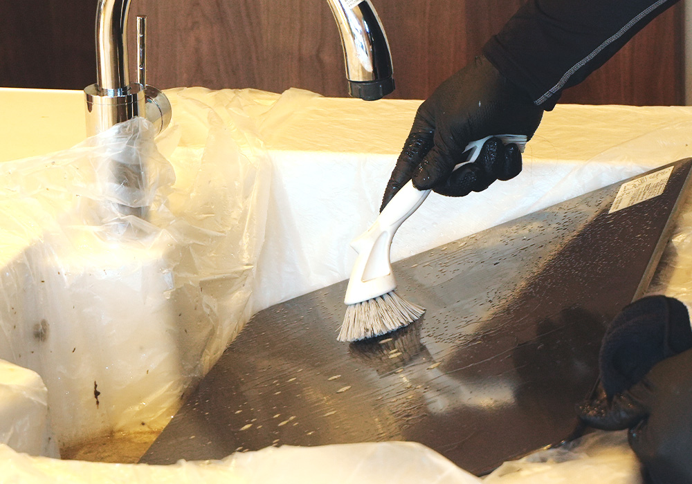 プロの技術で徹底的にクリーニング